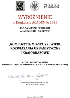 Kompozycja miasta XXI wieku. Rozwiązania urbanistyczne i krajobrazowe