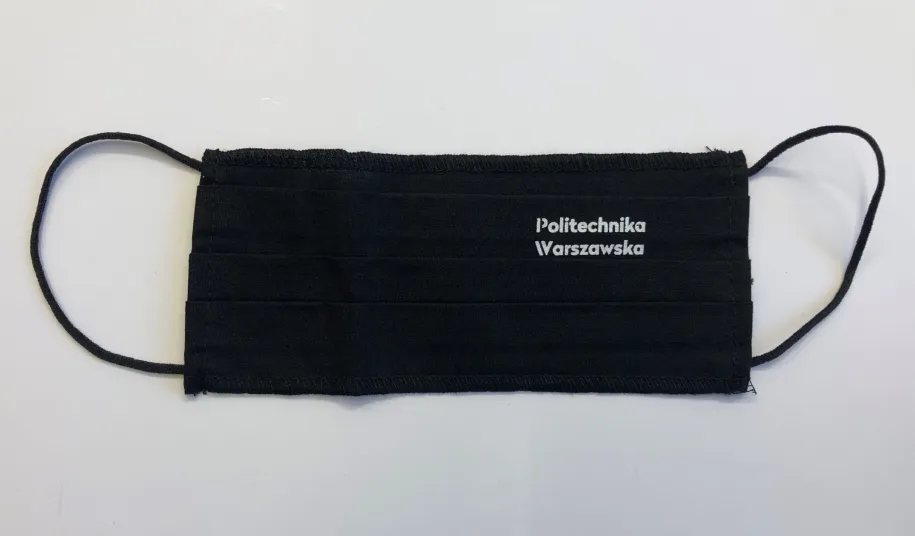 Maseczka bawełniana czarna